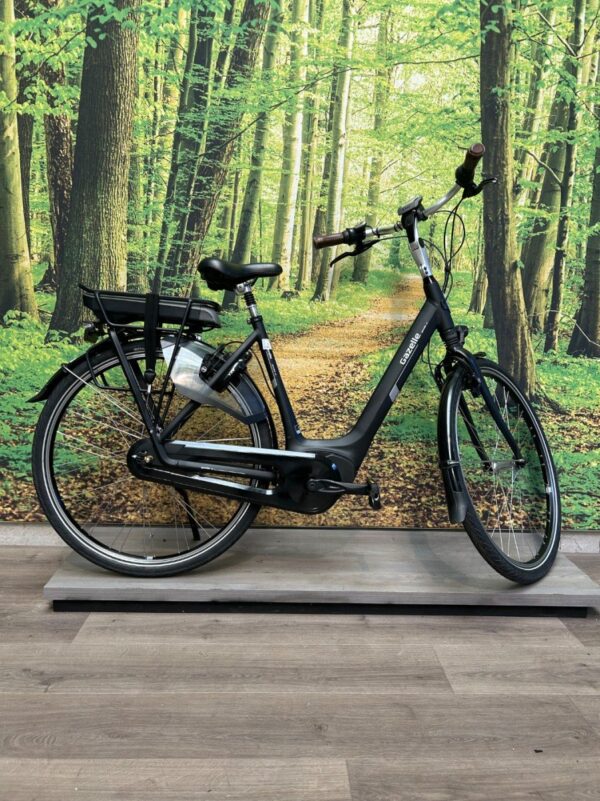 Gazelle Grenoble C7 + HMB 400 WH Zwart Mat Dames 2021-53 cm
