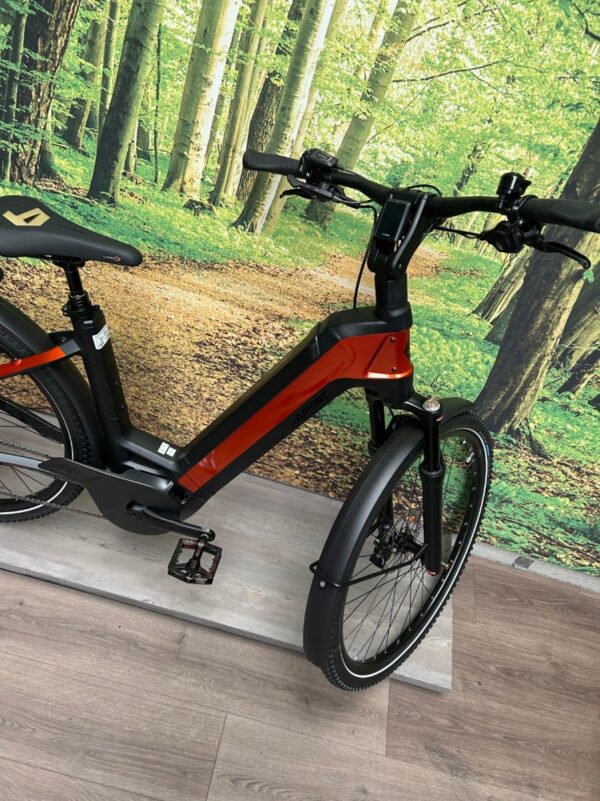 Bergamont BGM Bike E-Ville SUV Elite Zwart Mat / Oranje Dames 2024-50 cm - Afbeelding 3