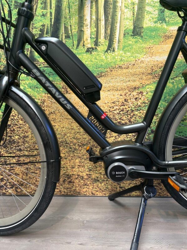 Batavus Quip E-Go Cargo 400Wh Zwart Mat Dames 2020-61 cm - Afbeelding 4