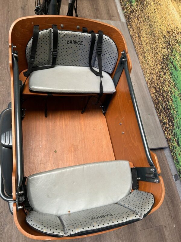 Babboe CURVE-E BAKFIETS MET NIEUWE MOTOR Grijs Dames 2021-50 cm - Afbeelding 4