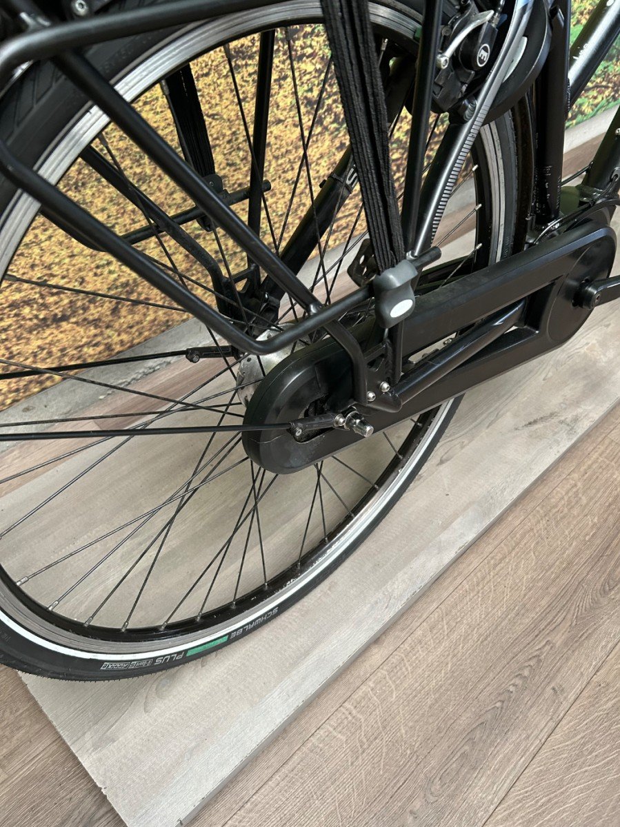 Pegasus Siena E7F 400WH Zwart Mat / Blauw Dames monotube 2019-53 cm - Afbeelding 2